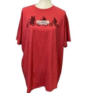 Netflix Stranger Things Mens 2XL Short Sleeve Crew Neck Cotton Blend Tee Shirt